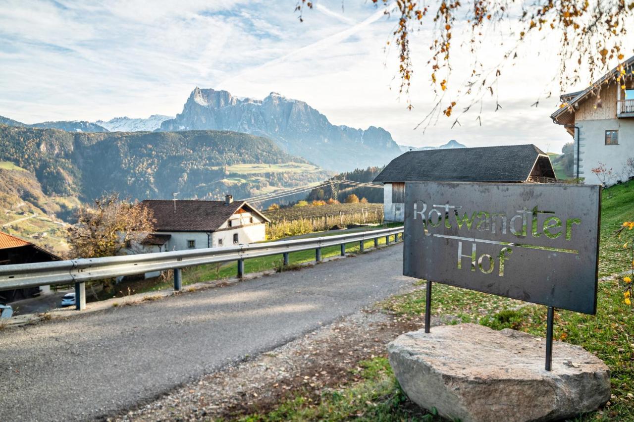 Rotwandterhof Wohnung Nest Barbiano  Esterno foto